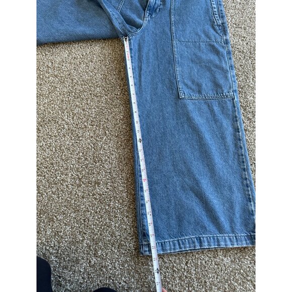 Anthropologie Current/Elliott The Forum High-Rise Wide-Leg Jeans Women's Sz 30 k - Picture 6 of 10